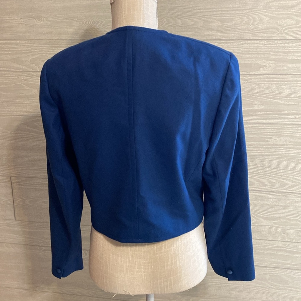 Pendleton Wool Cropped Blazer Jacket. Size M - image 3